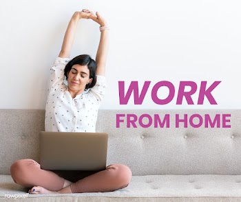 Woman working from home during coronavirus pandemic | Free  vector - 2304935