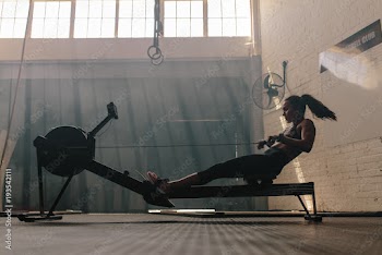 Woman working out