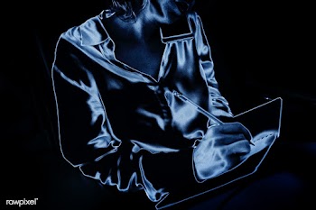 Woman writing on a notebook while working from home due to COVID-19 so.. | Free  illustration - 2310759