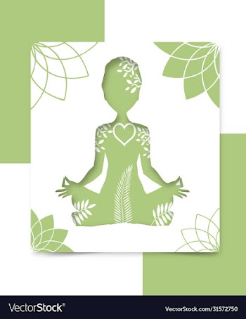 woman yoga beautiful background