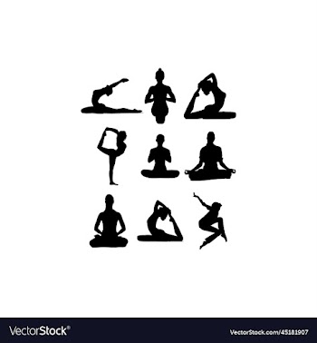 woman yoga set silhouette icon design