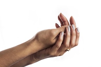 Womans Cupped Hands Together
