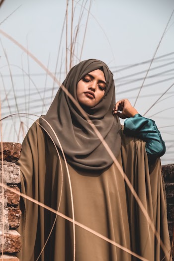 Women's Black Hijab