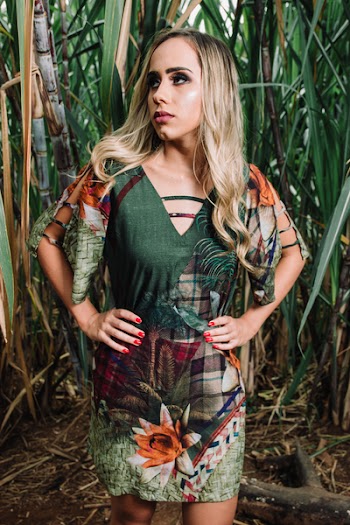 Women's Green and Orange Jumpsuit