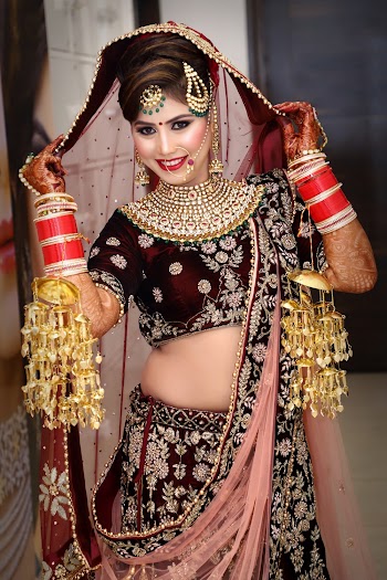 Women's Maroon Traditional Dress