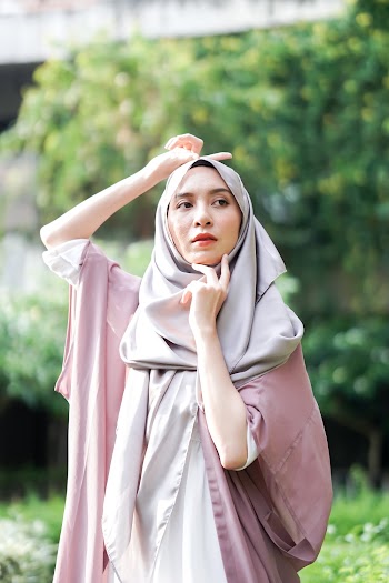 Women's Pink and Gray Traditional Dress