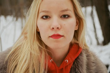 Women's Red and Brown Fur Top