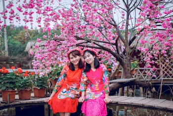 Women's Red and Yellow Floral Dress