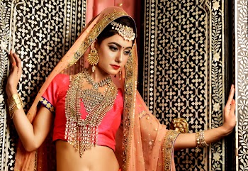 Women's Red Sari Dress