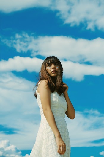 Women's White Sleeveless Dress