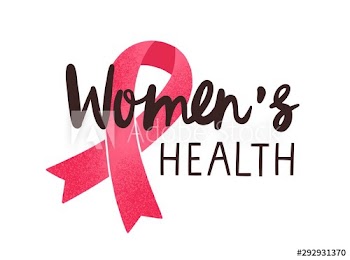 Women health handwritten vector lettering