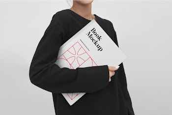 Women Holding Book Mockup ook mockup download & have fun! 