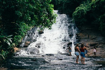 Women Near Falls