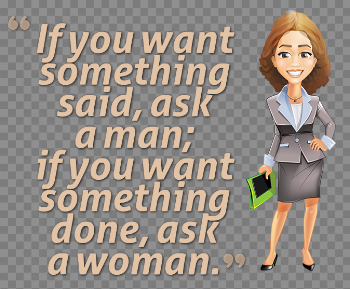 Women Quotes PNG Image