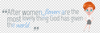 Women Quotes PNG Image Background