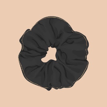 Women&rsquo;s scrunchie collage element, feminine | Free PSD Illustration - rawpixel