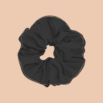 Women&rsquo;s scrunchie collage element, feminine | Free Vector Illustration - rawpixel