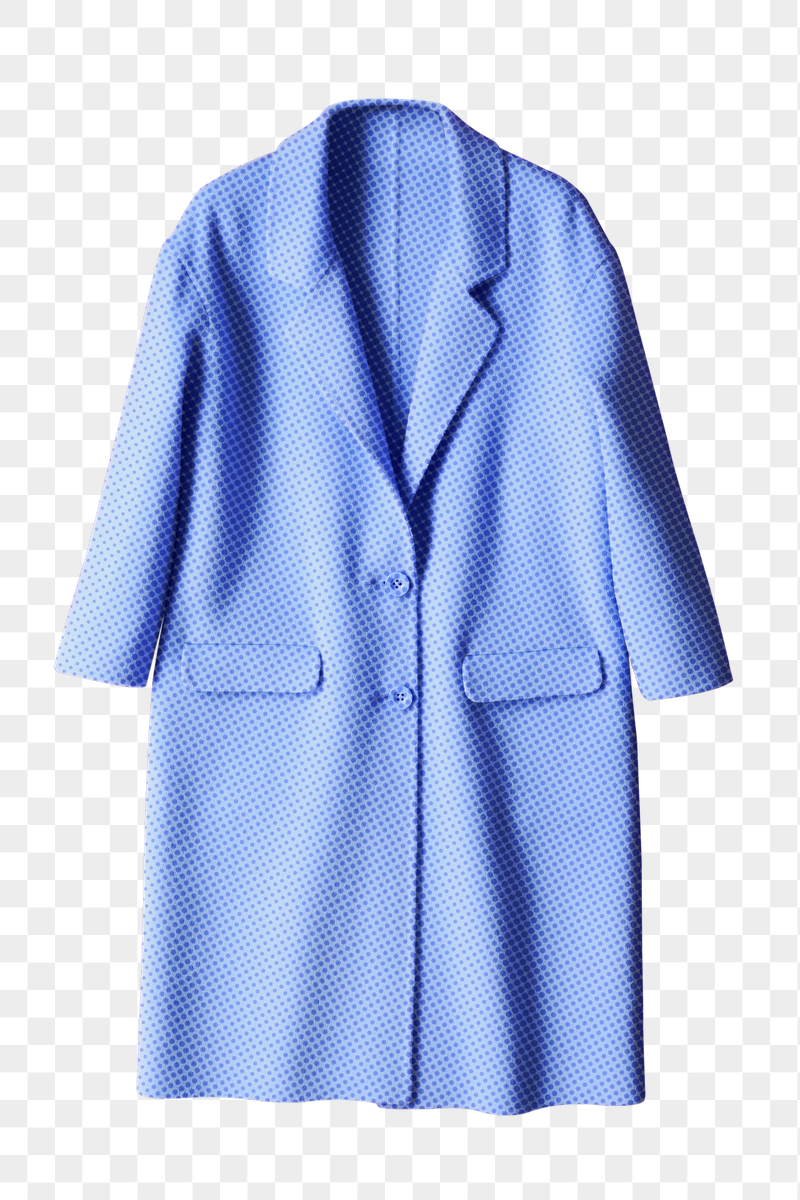 Women's blue coat png sticker, | Free PNG - rawpixel