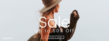 Women's fashion sale template | Free stock illustration - 579586