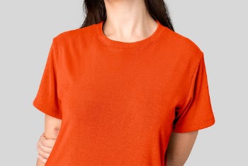 Women's red t-shirt, casual fashion | Free Photo - rawpixel
