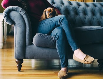 Women sitting on a couch | Free Photo - rawpixel