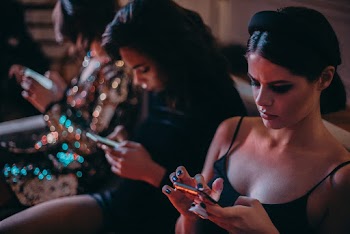 Women Using Smartphone