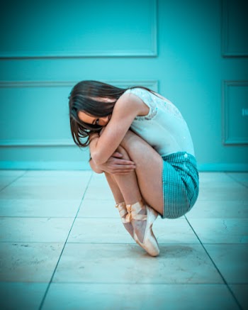Women Wearing A Ballet Shoes
