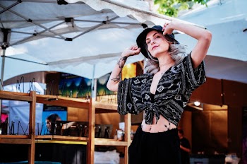 Women Wearing A Crop Top