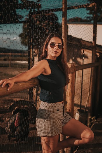 Women Wearing Black Top