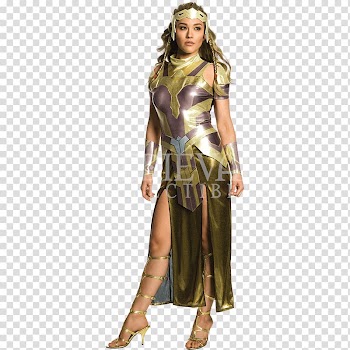 Wonder Woman Hippolyta Amazon.com Themyscira Costume, Woman suit transparent background PNG clipart