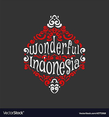 wonderful indonesia lettering design