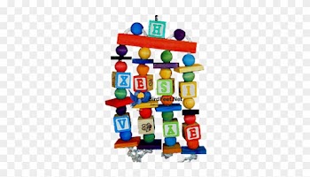 Wood Abc Blocks And Lots To Chew On - Baby Toys