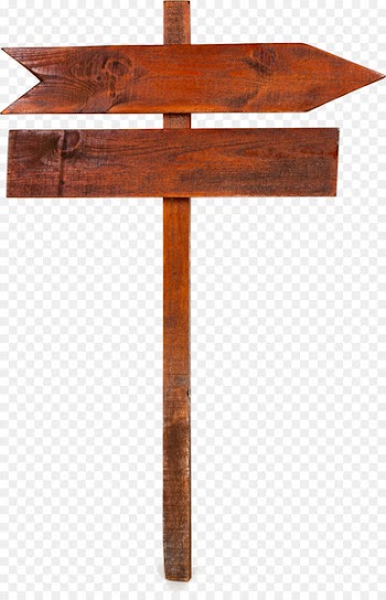 Wood Arrow Direction, position, or indication sign - Vintage pointing brand 