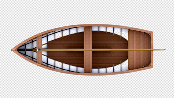 Wood Boat Free PNG Image