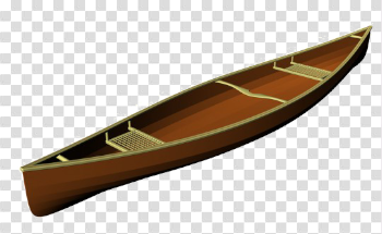 Wood Boat PNG Transparent Image