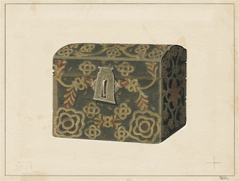Wood Box or Chest (ca.1937) | Free Photo - rawpixel