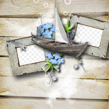 Wood Brick Wall - Sailing bubble brick frame 