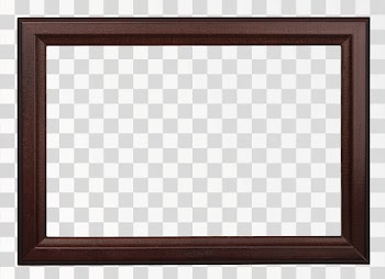 Wood frame PNG transparent background