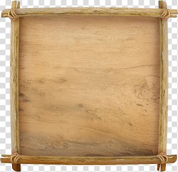 Wood frame transparent background PNG clipart