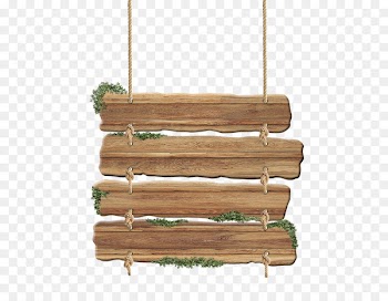 Wood Plank Sign Barrel - Wood 