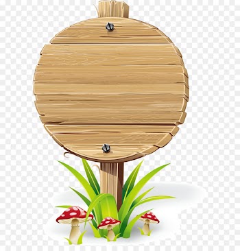 Wood sign 
