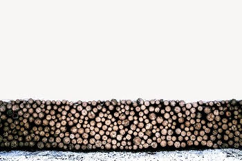 Wood stack border collage element | Free PSD - rawpixel