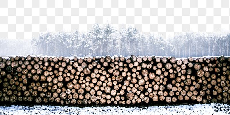 Wood stack png border sticker, | Free PNG - rawpixel