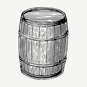 Wooden barrel drawing, vintage illustration | Free PSD - rawpixel