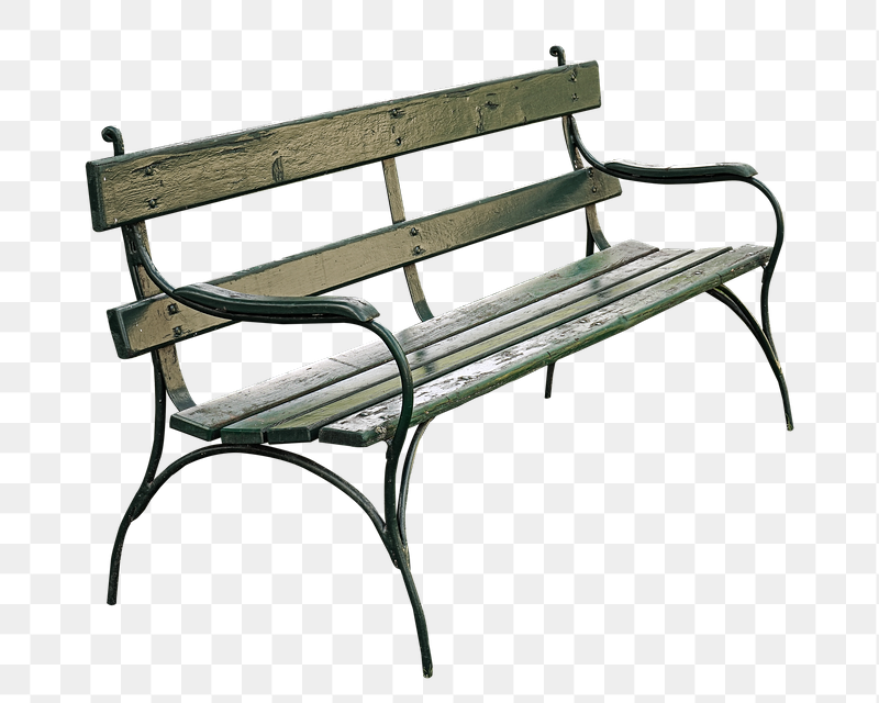 Wooden bench  png sticker, | Free PNG - rawpixel