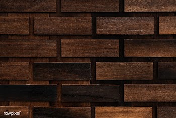 Wooden brick panel patterned background | Free stock photo - 525204