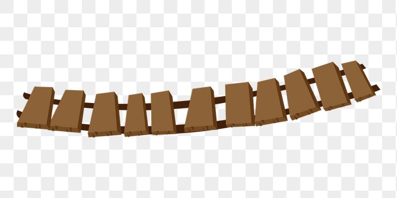 Wooden bridge png sticker, Glitch | Free PNG - rawpixel