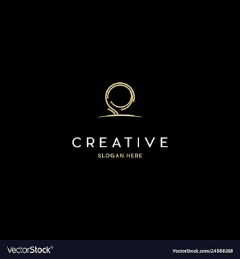 Wooden capital golden creative business logo vector image
