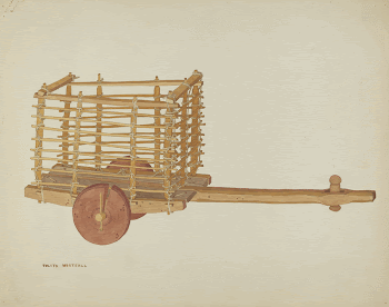 Wooden Cart (ca.1936) by Tulita | Free Photo - rawpixel