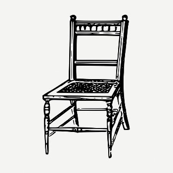 Wooden chair drawing, vintage furniture | Free PSD - rawpixel